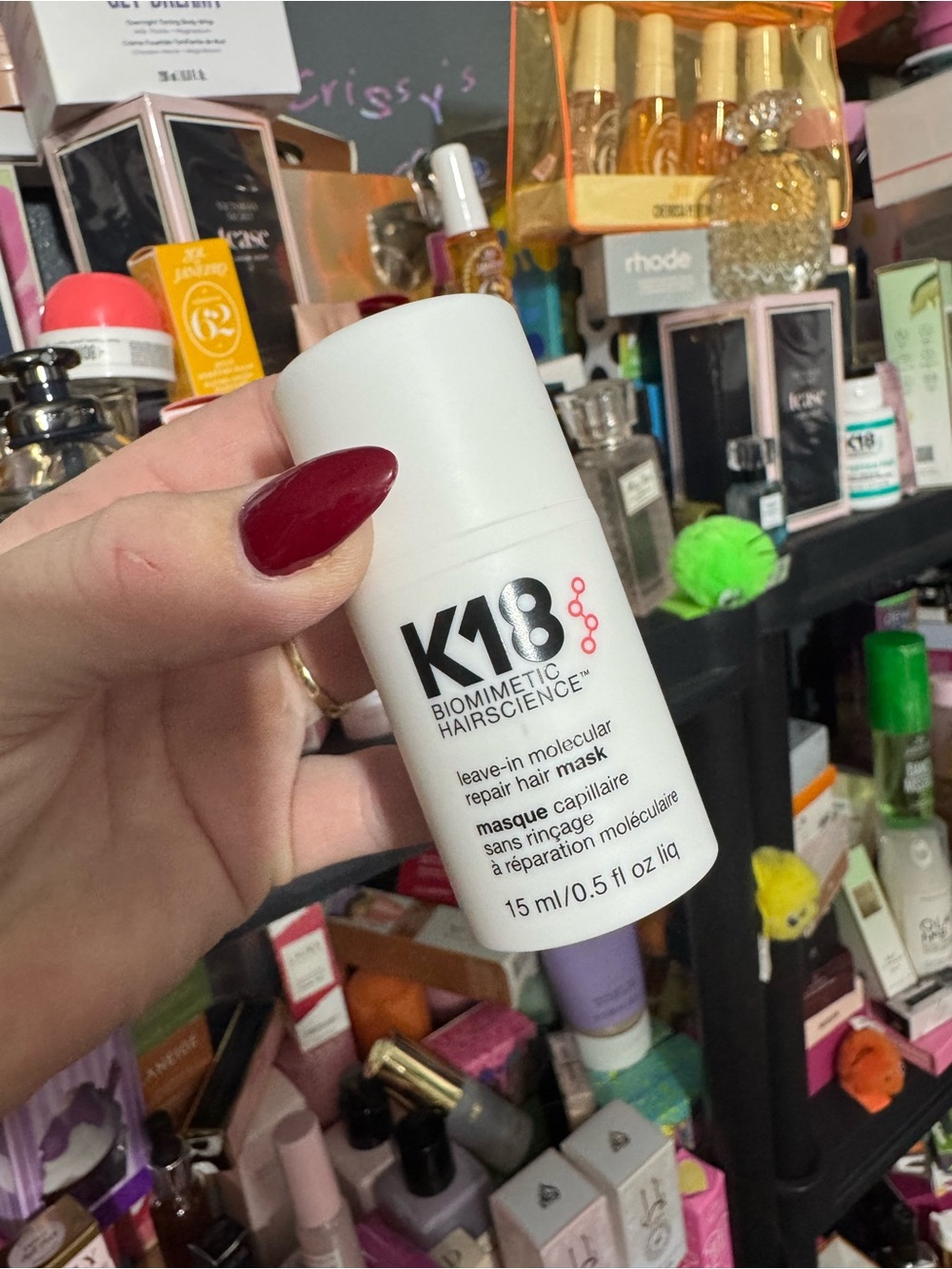 Biomimetic Hairscience Leave-In Molecular Repair Hair Mask K18